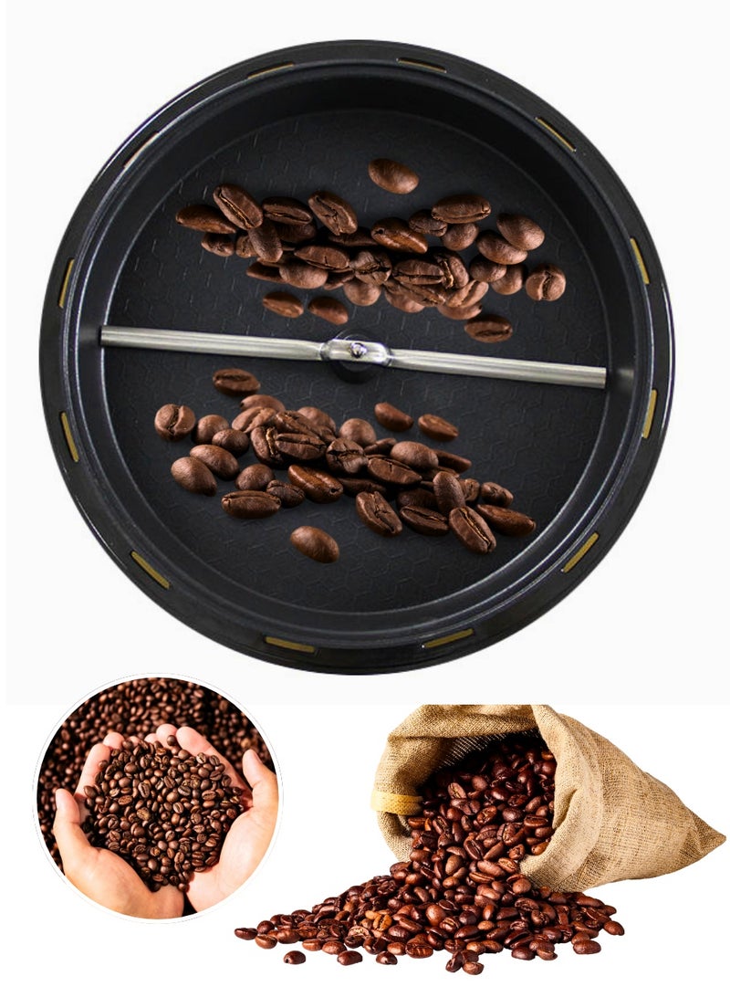 تريدجيت محمصة قهوة وصانعة فشار كهربائية 1200 واط - وعاء ألومنيوم مصبوب مع شفرة تحميص ستانلس ستيل	محمصة منزلية متعددة الوظائف مع تحكم في الحرارة للقهوة والمكسرات - Image 5